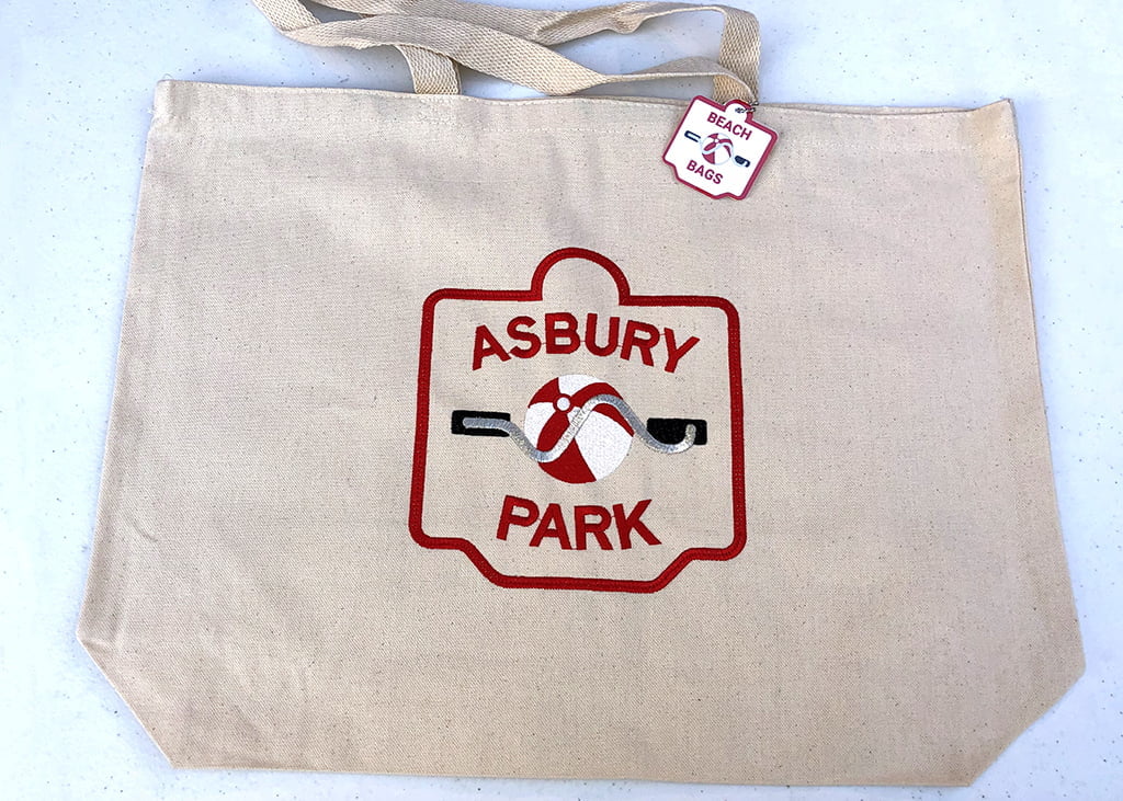 Beach Bag Canvas Tote Asbury Park