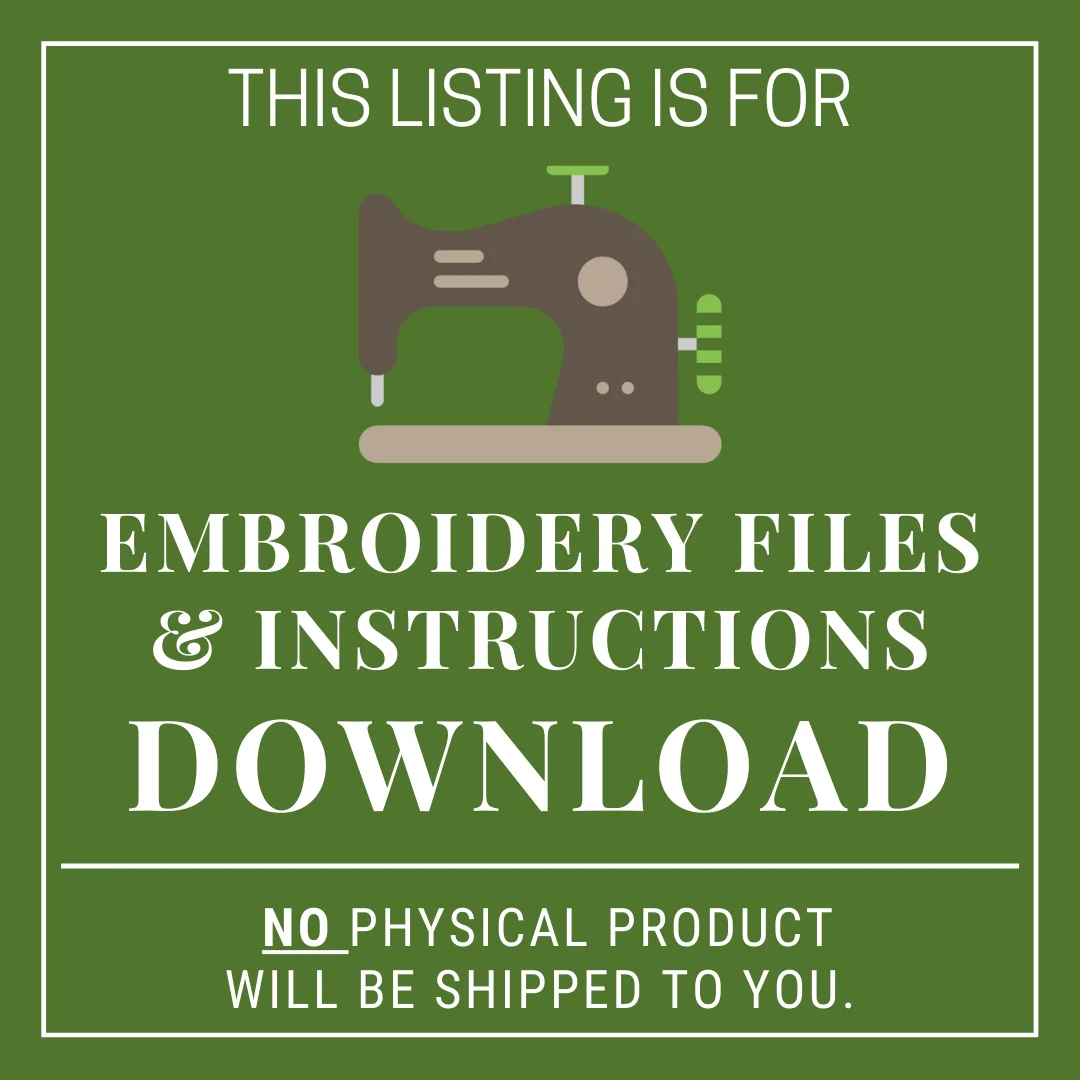 Digital Download Embroidery