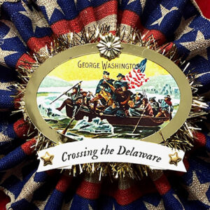 Ornament GW Washington Crossing the Delaware Closeup