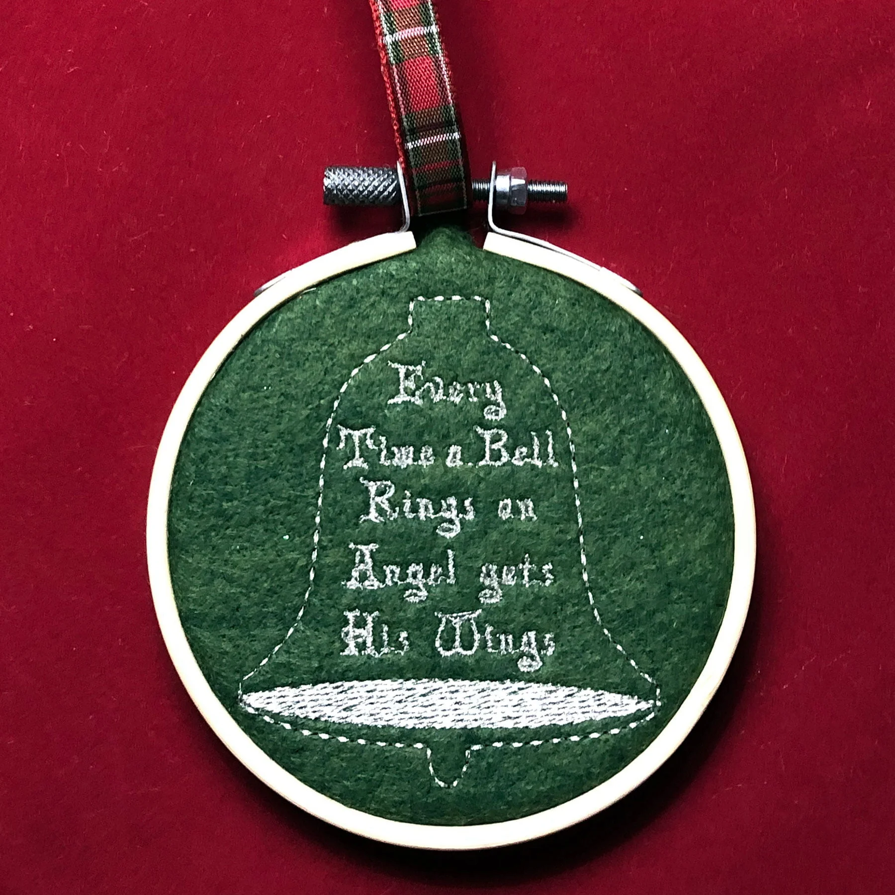 Hoop Angel Bell Ornament