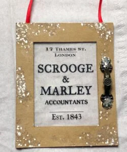 Scrooge Window Ornament