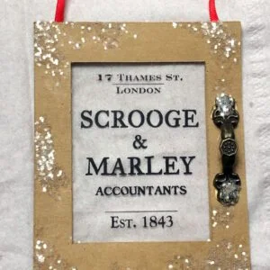 Scrooge Window Ornament