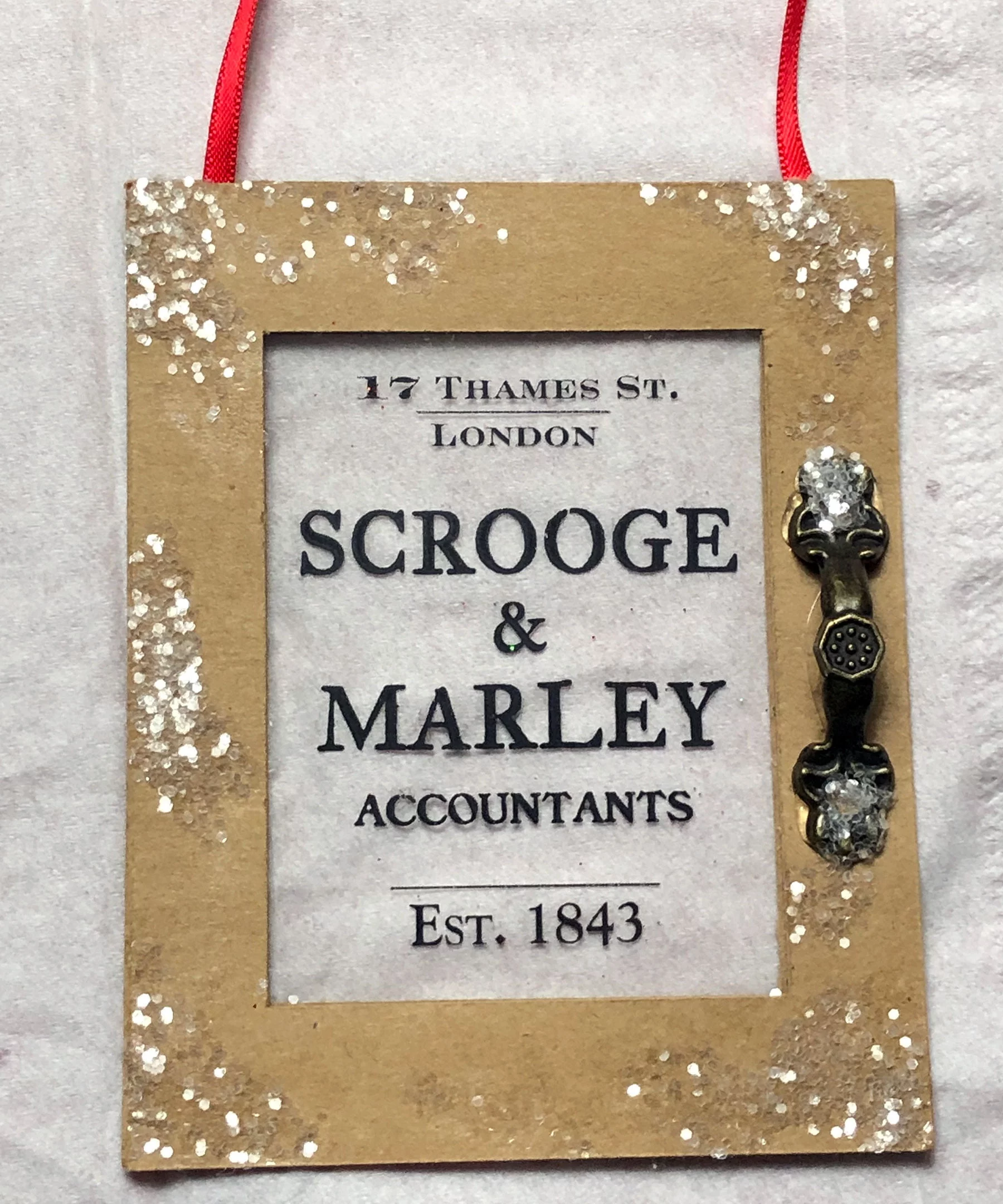 Scrooge Window Ornament