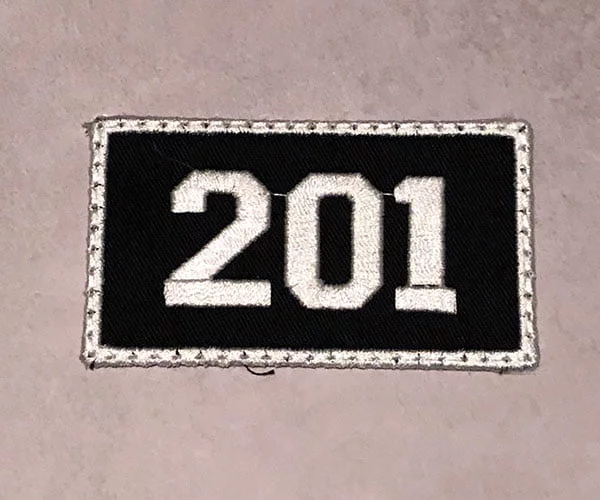 Area Code Patch - 201