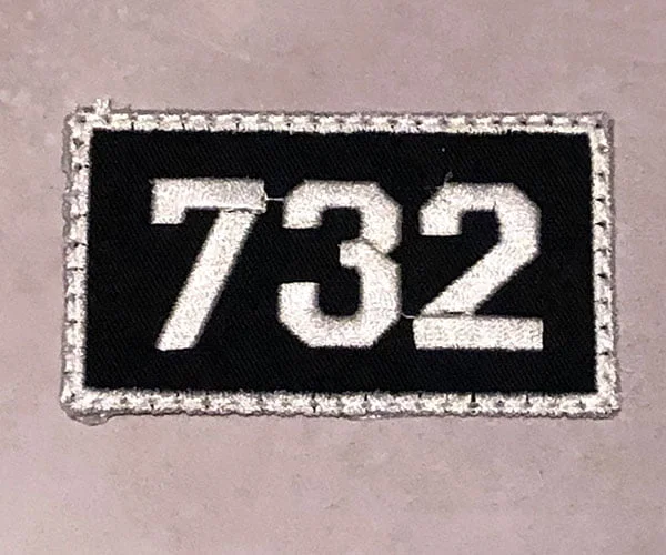 Area Code Patch - 732