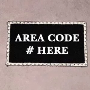 Area Code Custom Patch