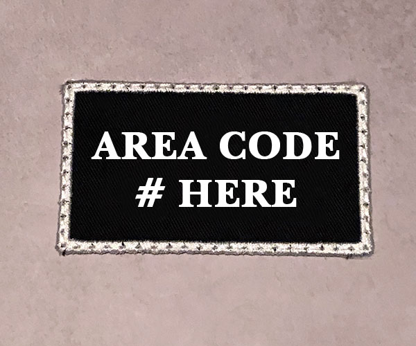 Area Code Custom Patch