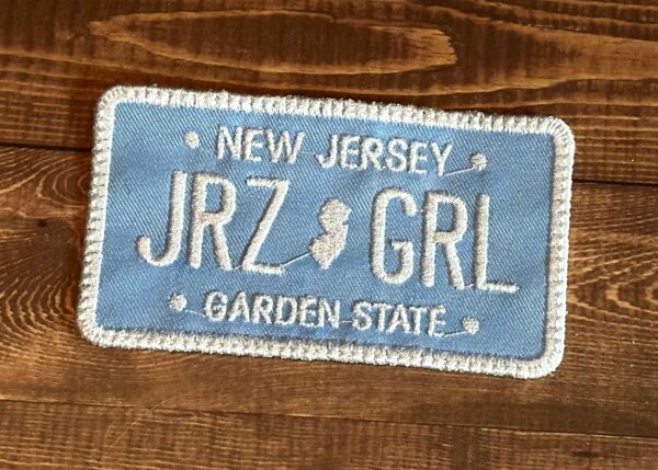 NJ License Plate Jersey Girl Patch