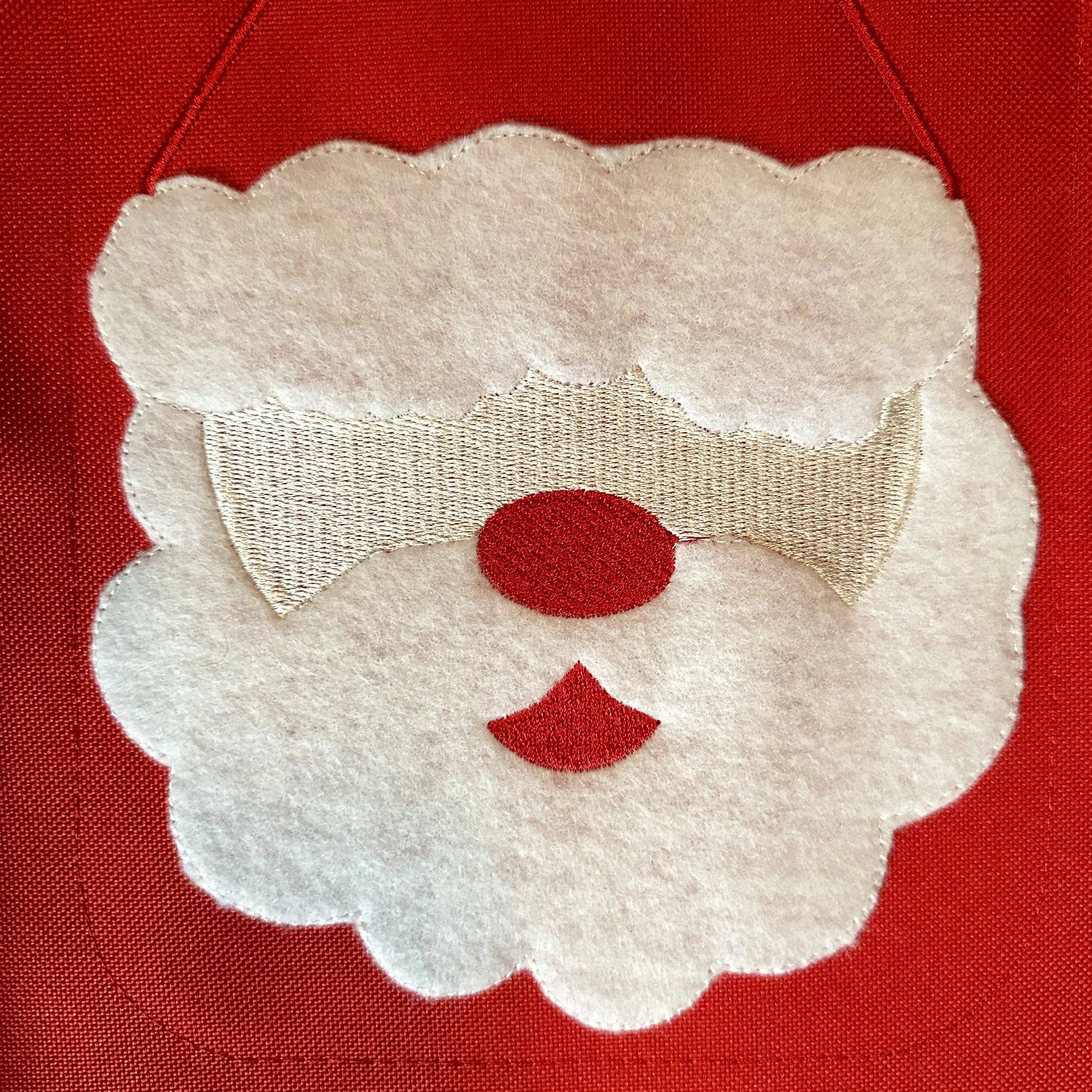 Jolly Old St. Nick Applique