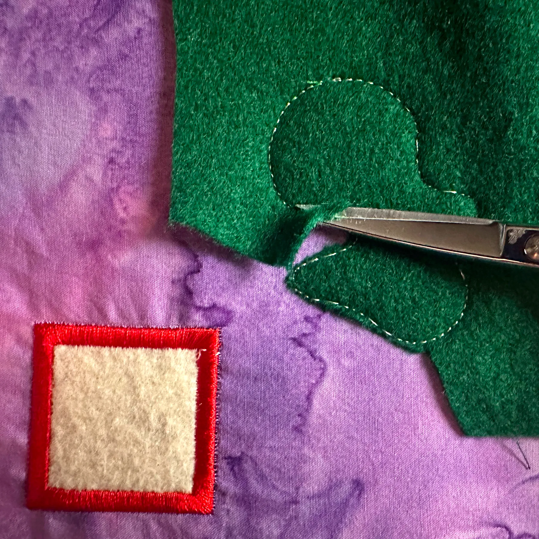 Applique techniques Class