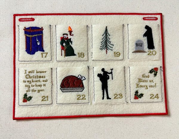 Christmas Carol Advent Calendar Panel D