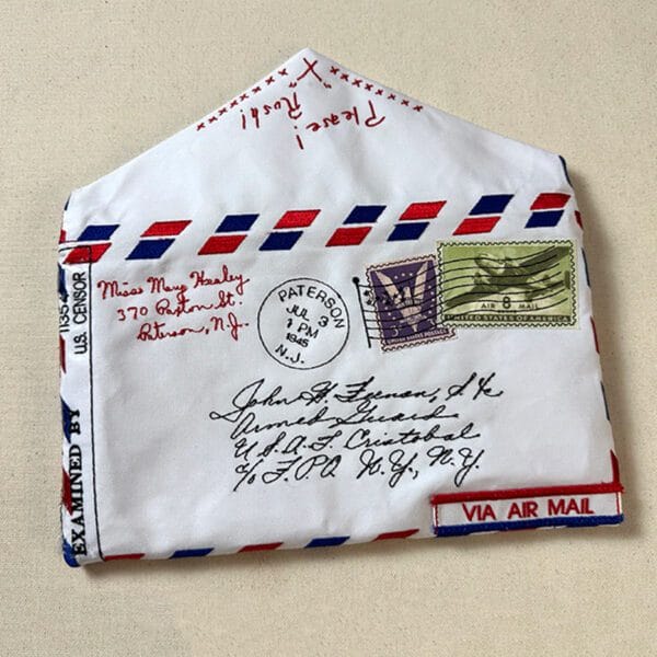 WW2 Bag Front Opened
