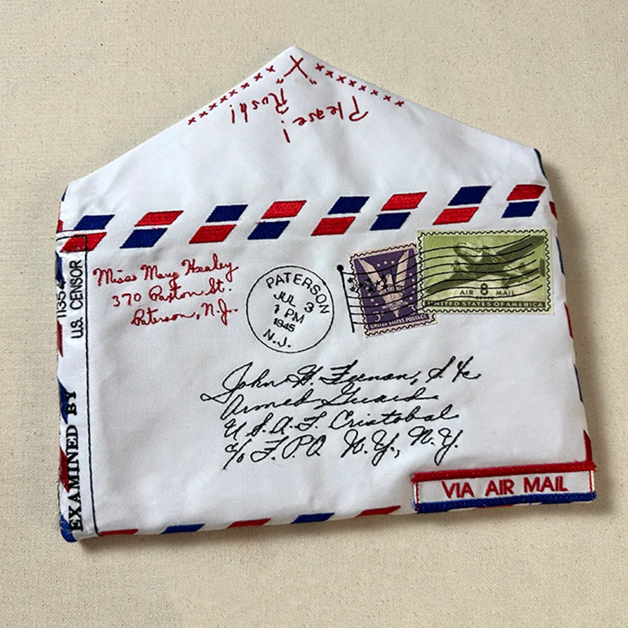 WW2 Bag Front Opened
